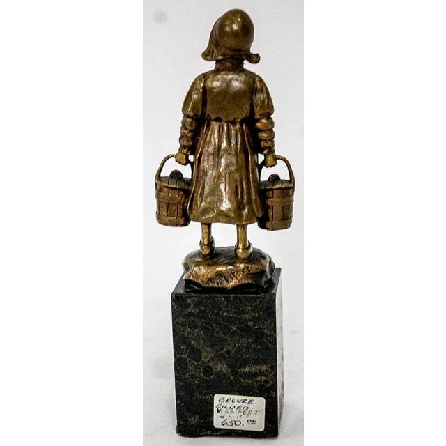 Cabinet Bronze Signed Victor Heinrich Seifert One of V. Siefert's well known works is this charming bronze statue of a...
