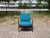 1960s Mid-Century Petrol and Teak Easy Chair from Wilhelm Knoll Antimott, 1965 For Sale - Image 5 of 18