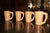 Spanish Revival Vintage Spanish Revival Embossed Ceramic Pitcher & Four Mugs – 5 pcs For Sale - Image 3 of 9