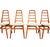 Mid-Century Modern Mid-Century Danish Teak Dining Chairs attributed to Art Furn, Denmark, 1960s, Set of 6 For Sale - Image 3 of 7