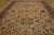 Fantastic Ivory Background Color With Details Rosettes and Arabesques Antique Persian Sultanabad Rug For Sale - Image 9 of 12