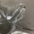 Large French Floral Crystal Glass Shell Bowl from Vannes Art, 1970s For Sale - Image 10 of 18