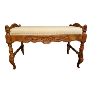 Vintage Drexel Heritage Bench For Sale