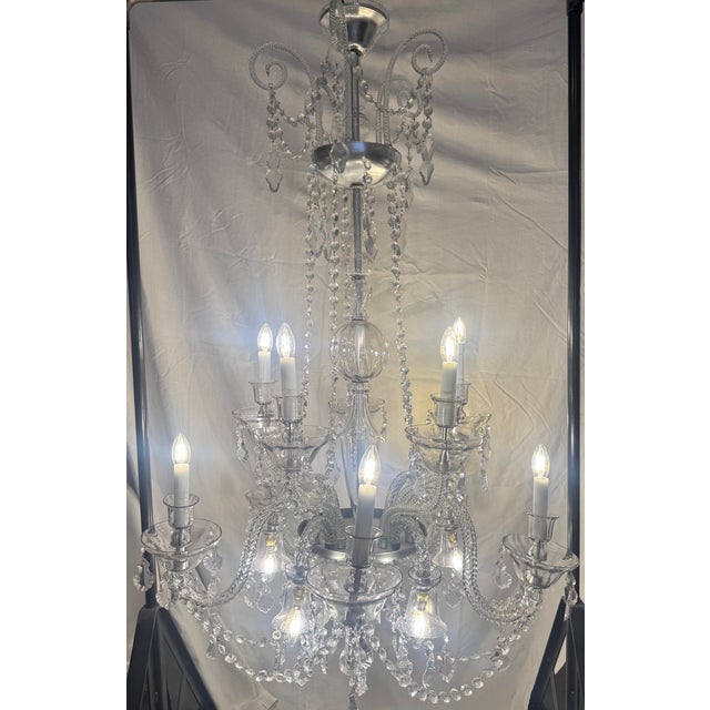 1920s Murano Chandelier with 15 Lights, 1920s For Sale - Image 5 of 8
