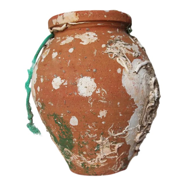 19th Century Antique Terracotta Octopus Trap, Octopus Terracotta Undersea Pot For Sale