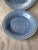 Rustic European Vintage Blue Bordallo Pinheiro Plates Set of 6 For Sale - Image 3 of 11
