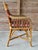 McGuire Vintage French Wicker & Rattan Armchair With Paisley Cushion For Sale - Image 4 of 12