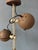 Brown Vintage Space Age Brown Ceiling Light For Sale - Image 8 of 12