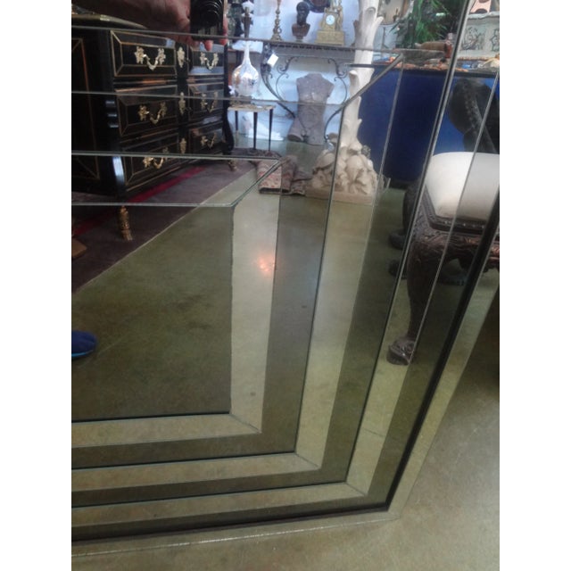 Mid Century Modern Geometric Mirror For Sale In Houston - Image 6 of 9