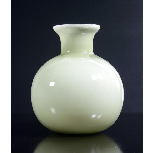 Opal Blown Glass Vase from VeArt For Sale - Image 3 of 10