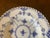 Open lace work border combined with the iconic hand painted cobalt blue design. Referred to as a small deep plate,...