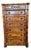 1900-1909 Rare Faux Bamboo Salesman Sample Miniature Chest of Drawers For Sale