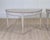 Light Gray Pair of Swedish 19th Century Gustavian Style Demi-Lune Tables For Sale - Image 8 of 9