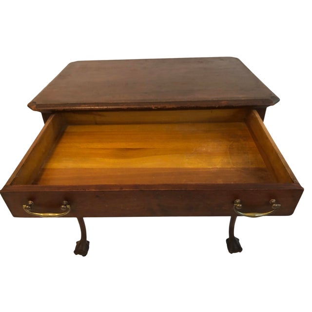 Early 20th Century Antique Cabriolet Ball & Claw Table, Desk For Sale In Philadelphia - Image 6 of 11