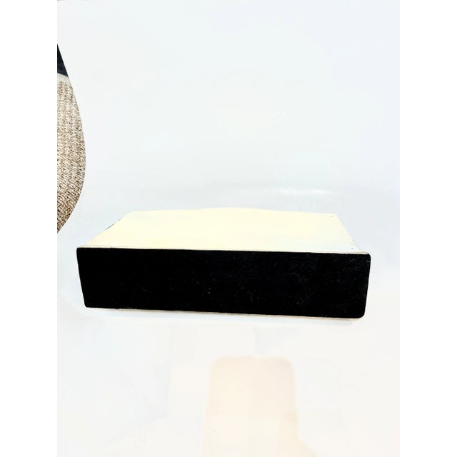 Wood Vintage 1960s Hollywood Regency Style Stationary Letter Desk Top Holder Stand For Sale - Image 7 of 9