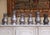 Metal 19th Century French Pewter Lidded Measures With Chain Handles, Set of Six For Sale - Image 7 of 15