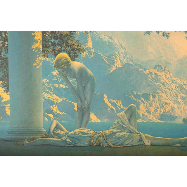 An early House of Art example of Maxfield Parrish’s iconic Daybreak, presented in its wonderfully aged period frame....