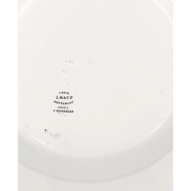 Three Plates From the Rousseau Service, France Circa 1870 For Sale In San Francisco - Image 6 of 10