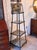 1980s Metal Obelisk Etagere With Stone Shelves For Sale - Image 9 of 9