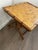 1970s Mid-Century Modern Handcrafted Rectangular Bamboo Serving Table With a Sturdy X-Base For Sale - Image 9 of 12