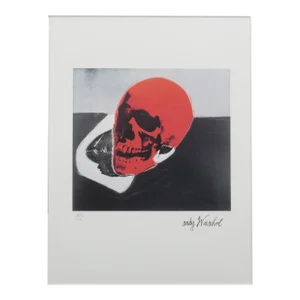 1986 Carnegie Museum of Art Andy Warhol Skull Lithograph