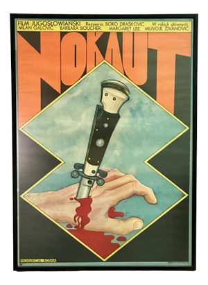 Polish Movie Poster in Frame by Andrzej Krajewski, 1973