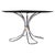Black 1970s Post Modern Black and Chrome Dining Set With Daystrom Scoop Chairs For Sale - Image 8 of 12