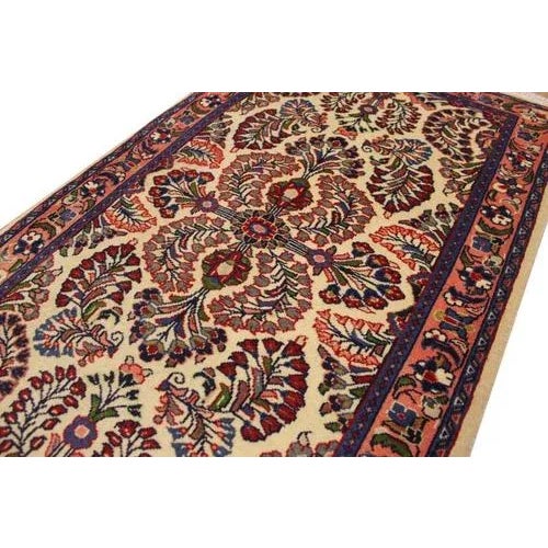 Middle Eastern Sarough Rug For Sale - Image 6 of 11