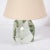 Green Pair of Modernist Faceted Hand-Blown Mineral Green Murano Glass Table Lamps For Sale - Image 8 of 12
