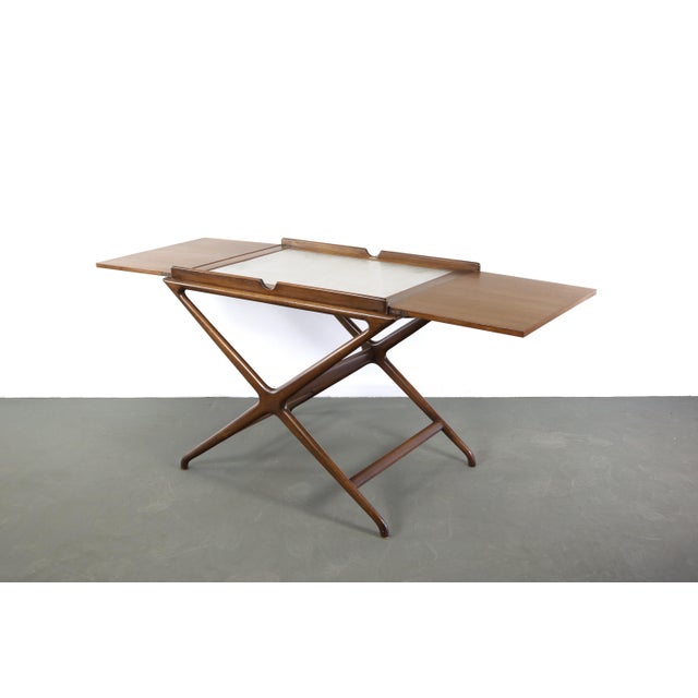Stunning Bar Cart by Cesare Lacca for Baker Furniture For Sale - Image 12 of 12