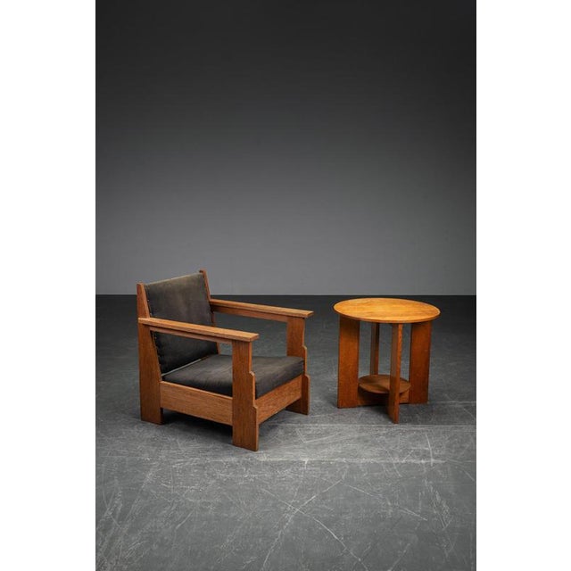 Vintage Hague School Lounge Chair, 1920s For Sale - Image 13 of 15