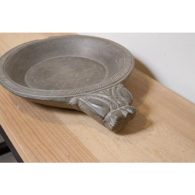 Indian Carved Stone Southern Indian Bowl For Sale - Image 3 of 6
