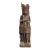 Solid Wood Carved Antique Native American Indian Chief Statue Sculpture Western Home Decor For Sale