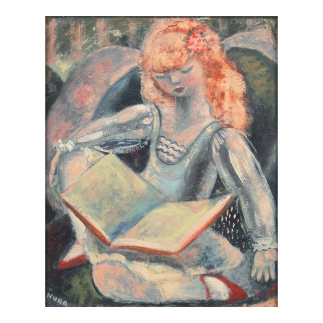 Signed lower left 'Nura' for Nura Woodson Ulreich (American, 1899–1950). Additionally signed, verso, dated March 1928 with...