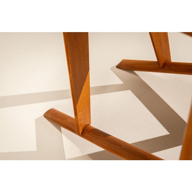 Vintage Model FCH 1A Dining Chairs by Søren Nissen & Ebbe Gehl for Seltz, France, 1980s, Set of 4 For Sale - Image 9 of 14