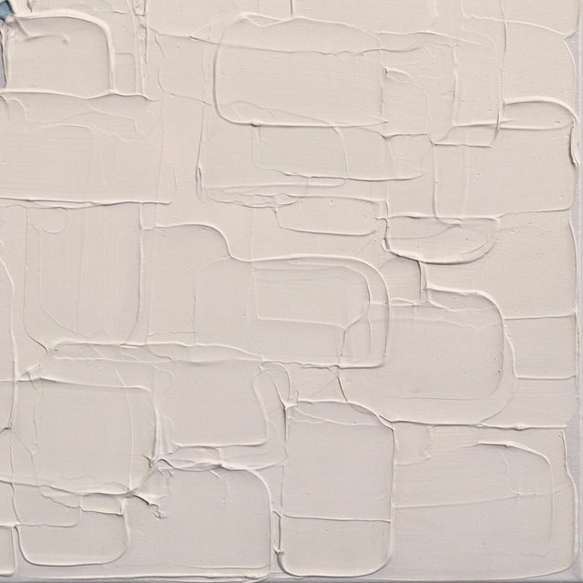 No Answer - Original Textured Modern Abstract Acrylic Painting on Canvas For Sale - Image 4 of 9
