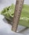 This is so charming and so mid century. Vintage green color , lots of detail, no damage. Made in the USA, quite large 11"...