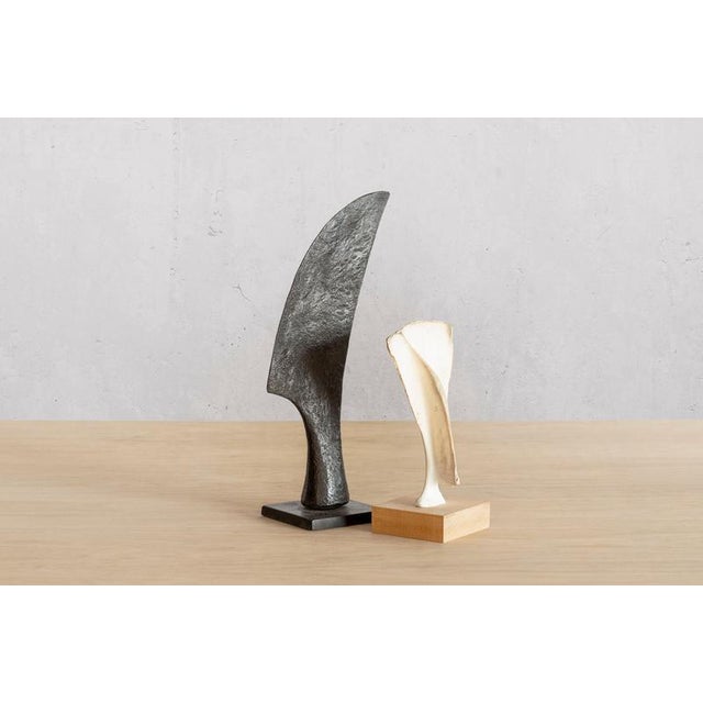 Metal Profile Sculpture in Bronze by Jean-Baptiste Van Den Heede For Sale - Image 7 of 9