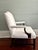 Vintage White Arm Chair For Sale - Image 4 of 6