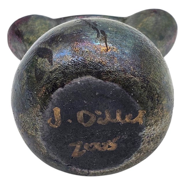 J. Diller Raku Pueblo-Style Wedding Jar – Earth & Fire Fired Pottery For Sale - Image 11 of 12