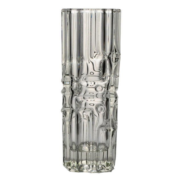 Glass Vase by Vladislav Urban for Sklo Union Rosice, 1960s For Sale