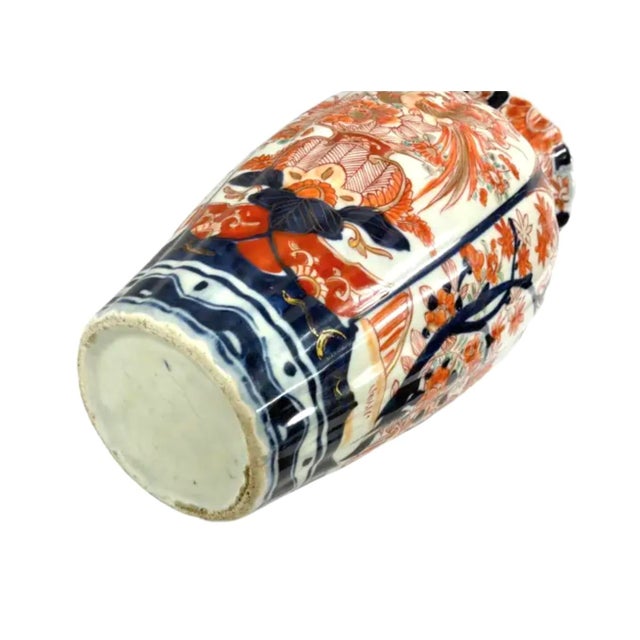 19th Century Japanese Imari Porcelain Vase, Hand-Painted For Sale In Tampa - Image 6 of 7