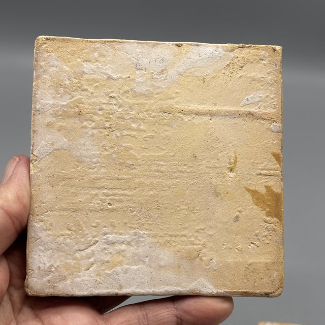 Ceramic Vintage Persian Swimming Fish Tiles 4" X 4" - Set of 3 For Sale - Image 7 of 10