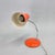 Orange Mid-Century Metal & Chrome Table Lamp, Czechoslovakia, 1970s For Sale - Image 8 of 10