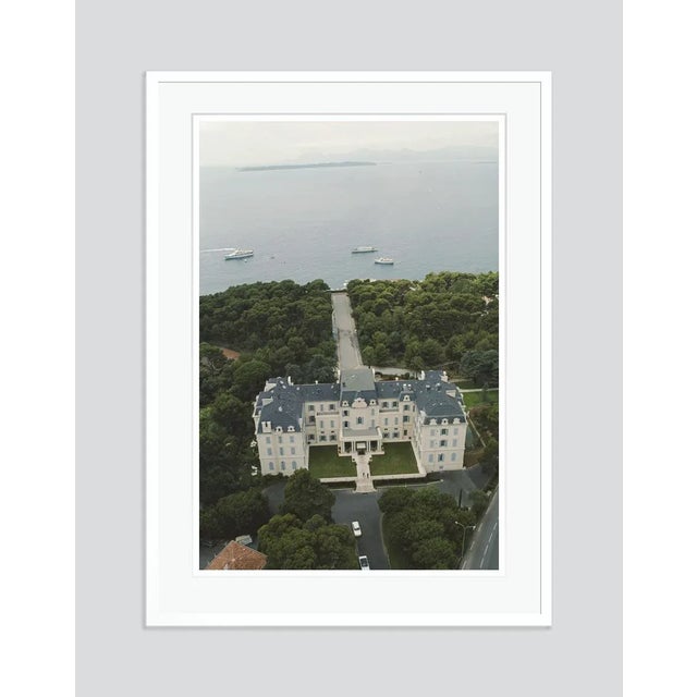 Modern Hotel Du Cap 1976 by Slim Aarons Framed C-Print For Sale - Image 3 of 3