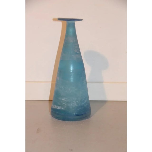 Murano Glass Bottle by Licio Zanetti, 1960s, in Very Good conditions.