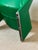 Textile Kelly Green Upholstery Styled After Giancarlo PIretti for Castelli, 1969 For Sale - Image 7 of 12