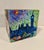 1970s Vintage Oil on Wooden Cube Reproduction of André Derain Famous Artworks 6" X 6" For Sale - Image 5 of 10