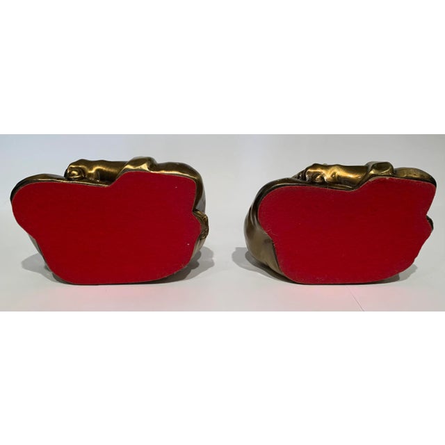 1950s Spanish Men Brass Statues - a Pair For Sale - Image 11 of 13