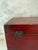 Vintage Chinese Red Wooden Box For Sale - Image 11 of 13